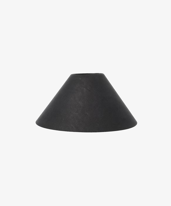 Coolie Linen Shade Black 35cm