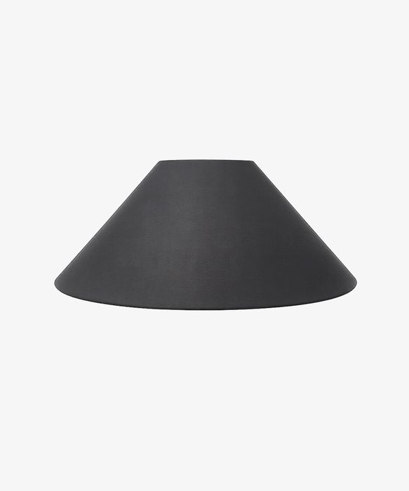 Coolie Linen Shade Black 50cm