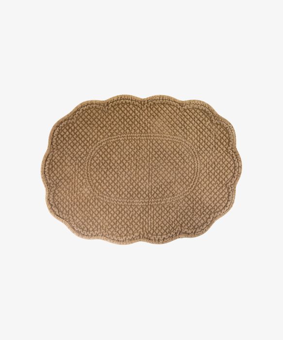 Rena Quilted Placemat Khaki