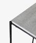 Calypso Cross Bar Iron and Marble Console