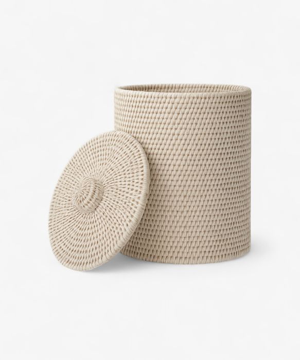 Geneva Waste Basket with Lid