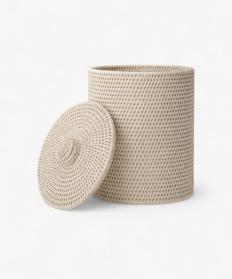 Geneva Waste Basket with Lid