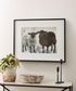 Sheep Wall Art Black and White
