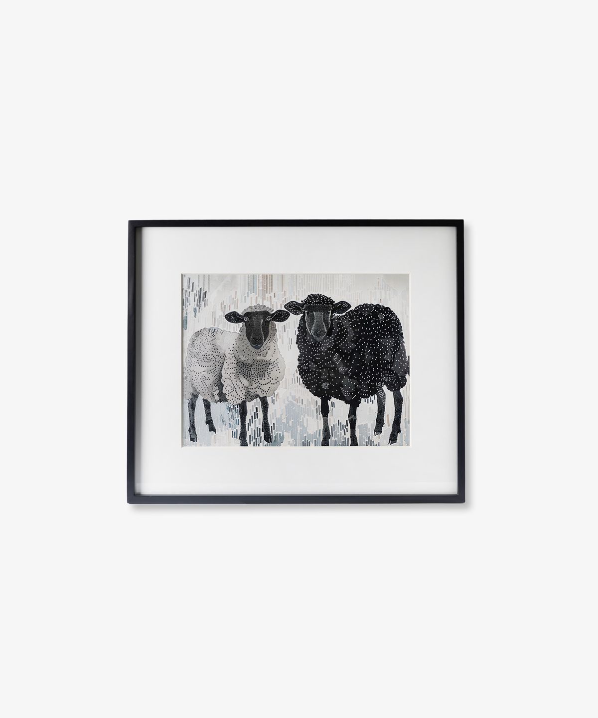 Sheep Wall Art Black and White