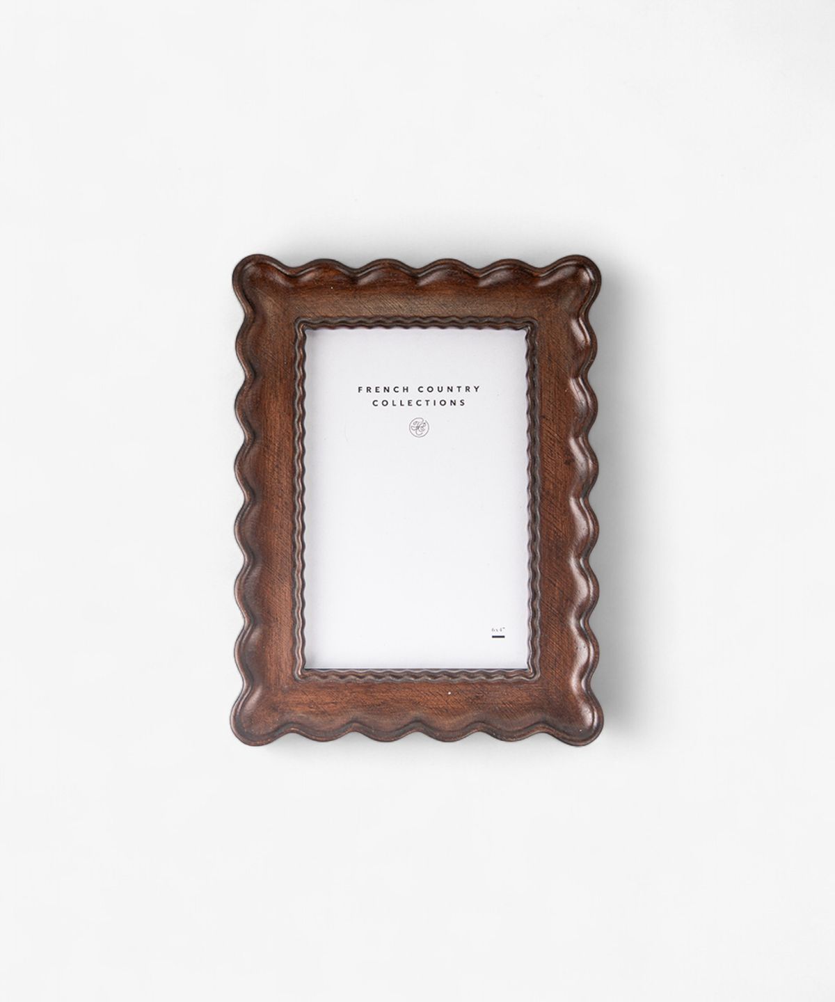 Chestnut Wavy Photoframe 4x6