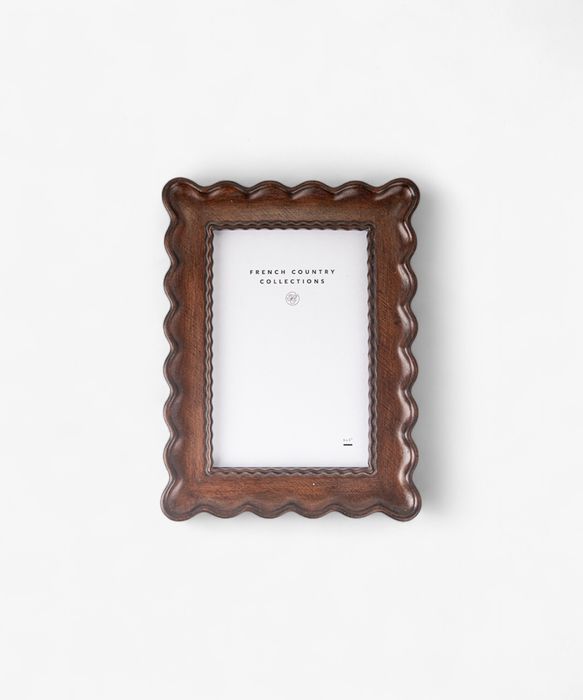 Chestnut Wavy Photoframe 4x6