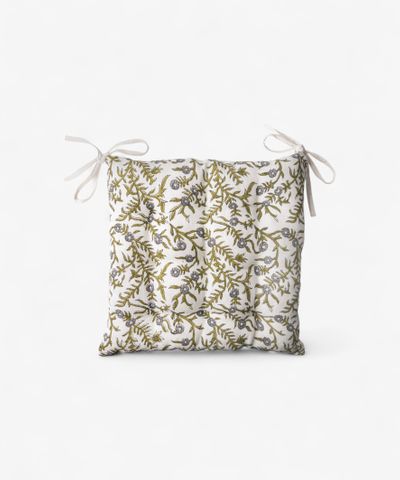 Lillie Handblocked Chair Squab