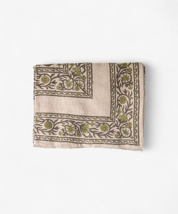 Vittoria Handblocked Tablecloth Large