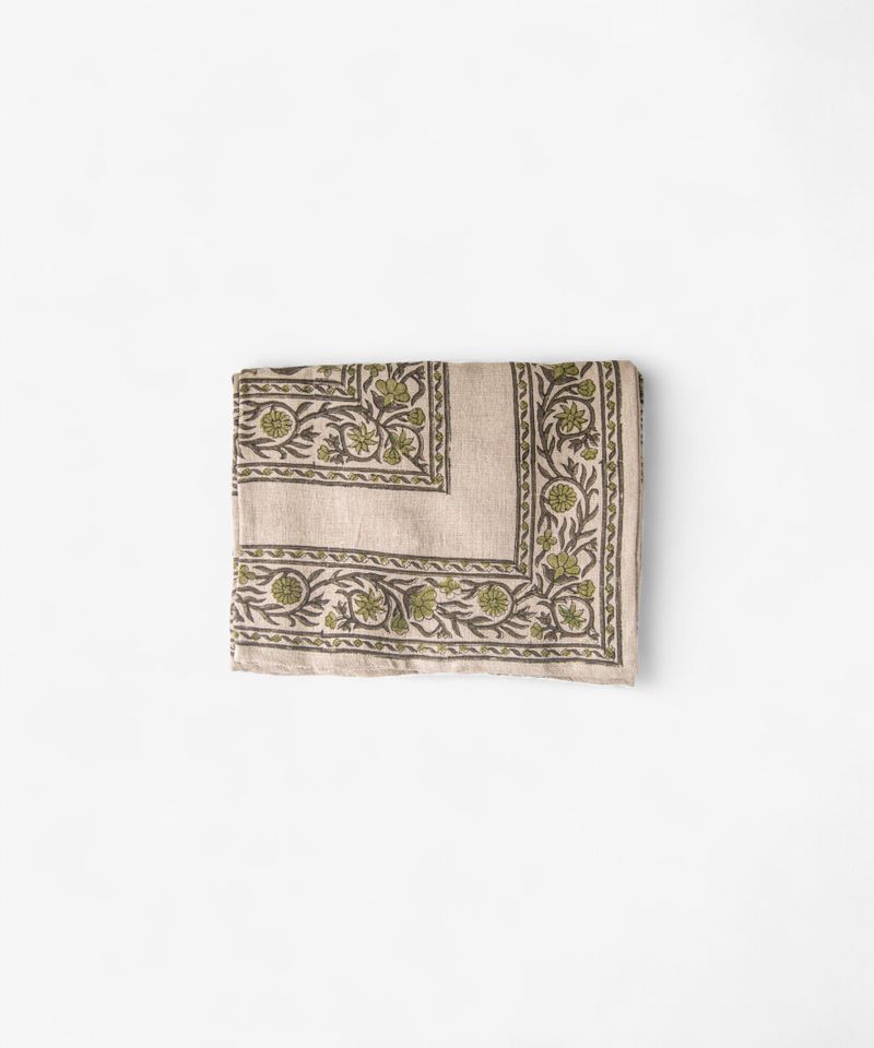 Vittoria Handblocked Tablecloth Small