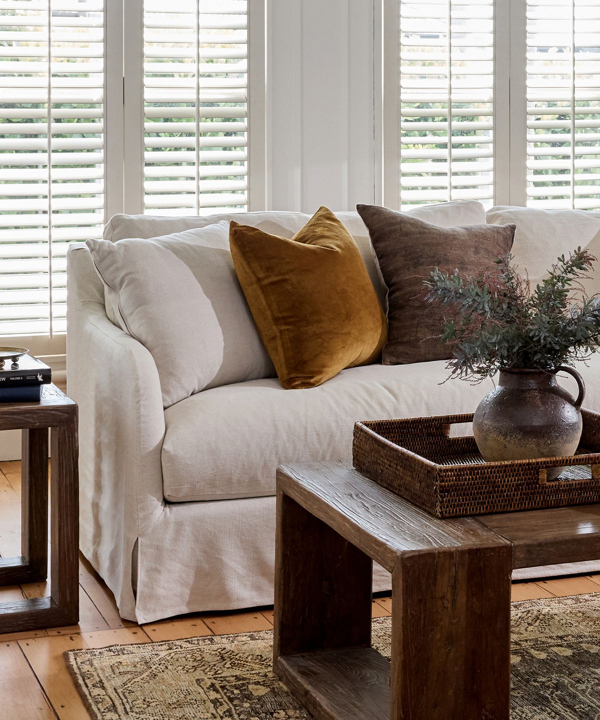 Velvet Cushion Cover Tobacco