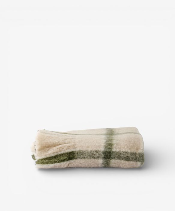 Juniper Check Throw Green