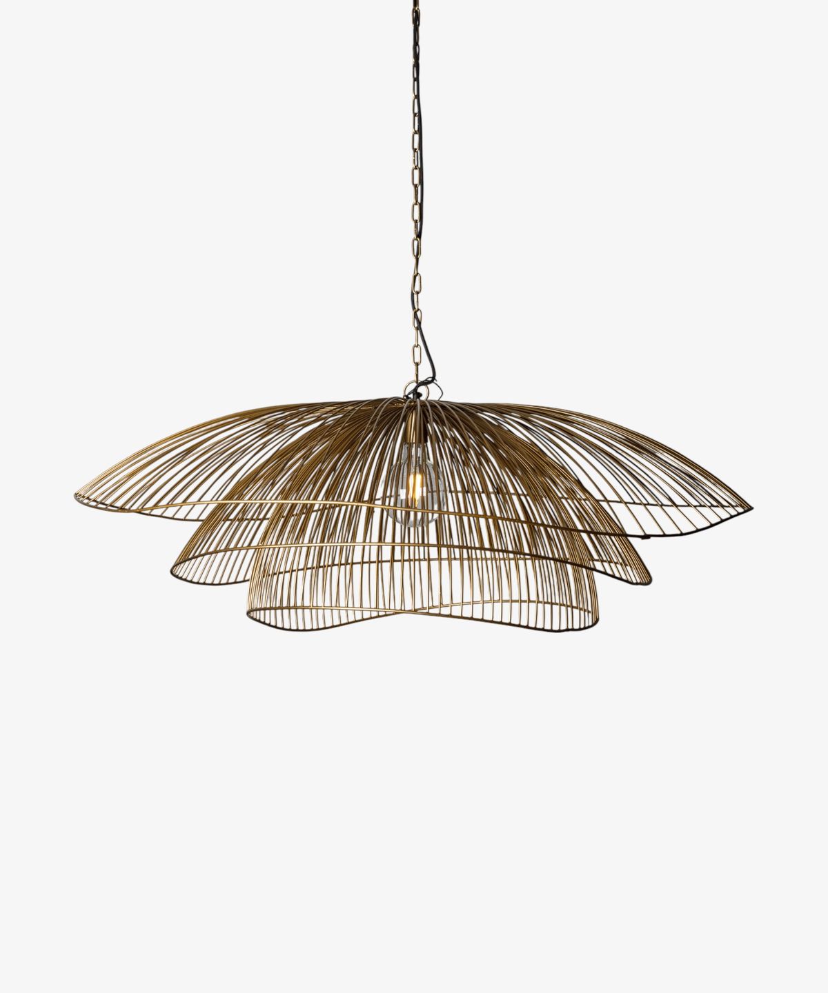 Havana Layered Metal Pendant