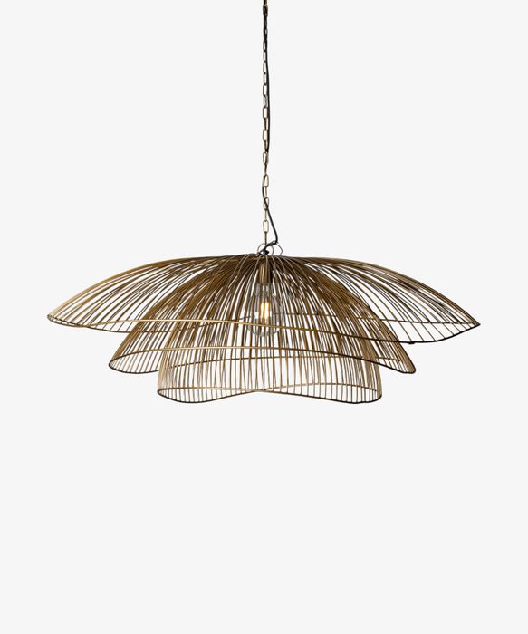 Havana Layered Metal Pendant