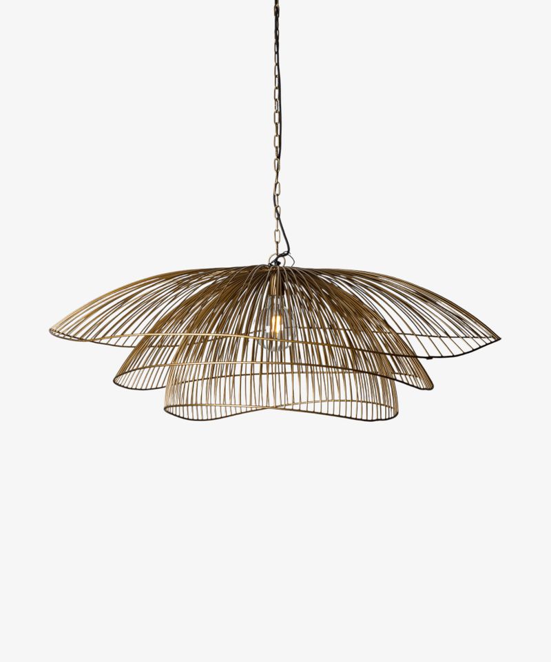 Havana Layered Metal Pendant