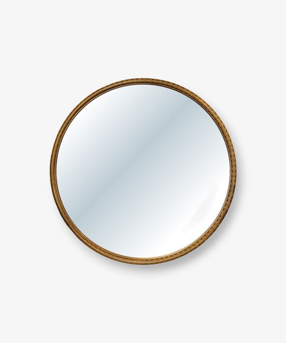 Bellini Carved Round Mirror