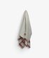 Red Selvedge Stripe Linen Tablecloth Large