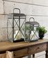 Jardin Lantern Large Aged Grey