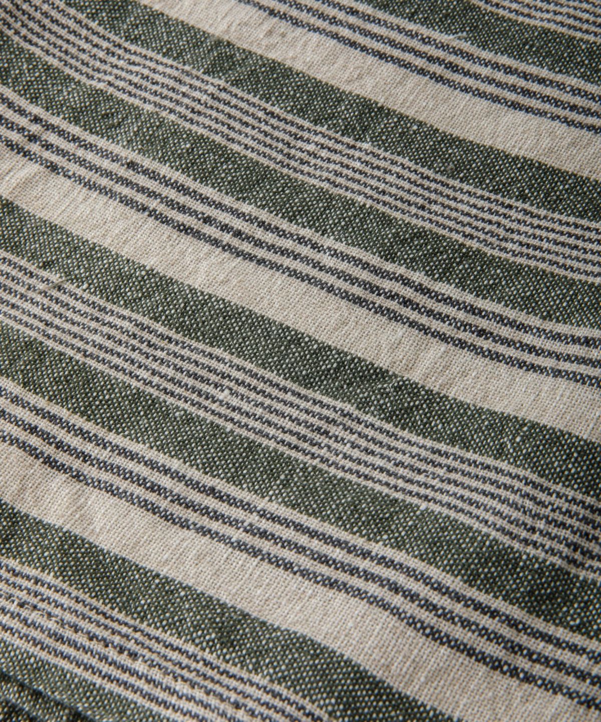 Atelier Stripe Teatowel Green