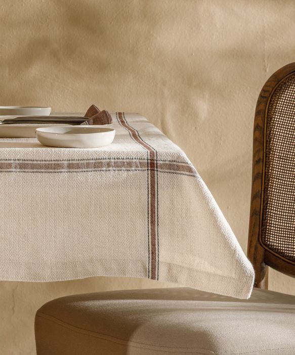 Salon Herringbone Tablecloth
