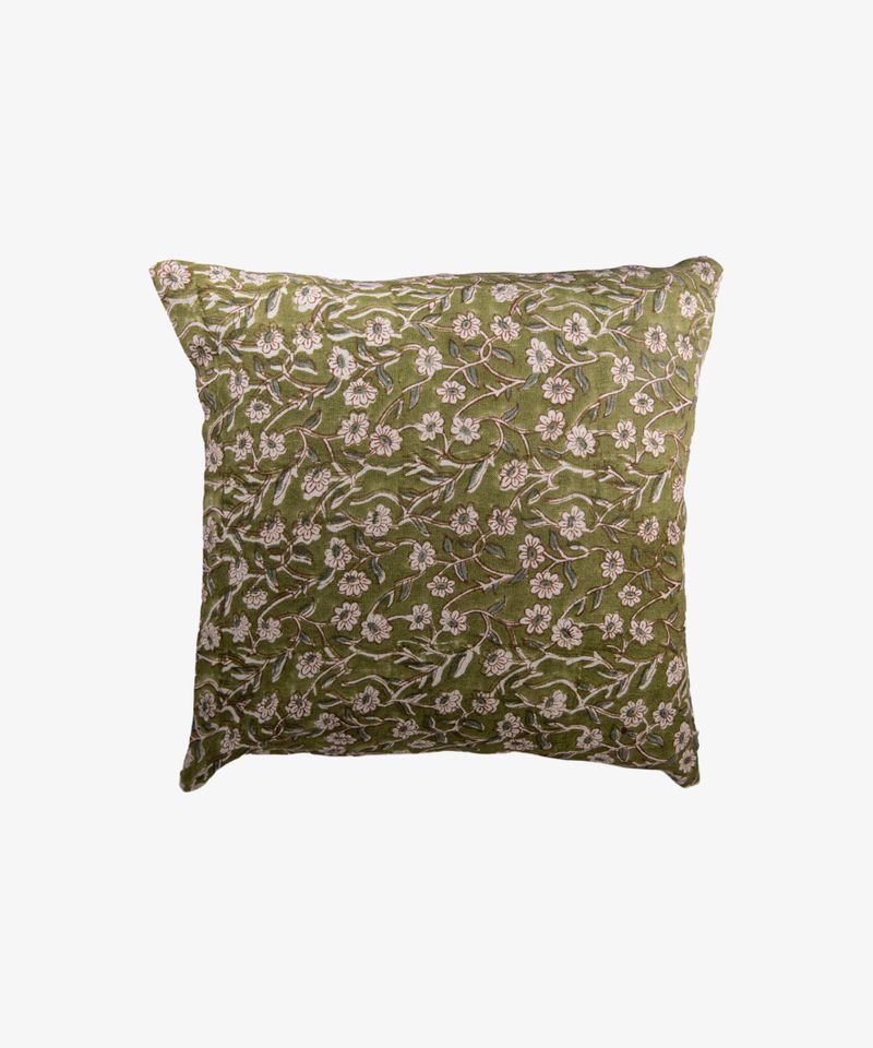 Daisy Handblocked Cushion Cover