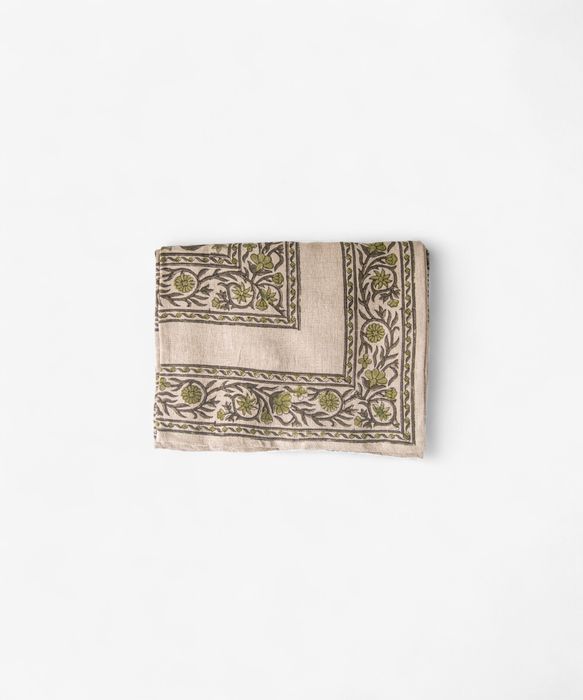 Vittoria Handblocked Tablecloth Small
