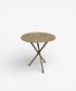 Brass Leaf Side Table