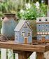 Devon Tea Light Cottage Arch Window Cornflour