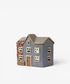 Devon Peak Tea Light Cottage Cornflour