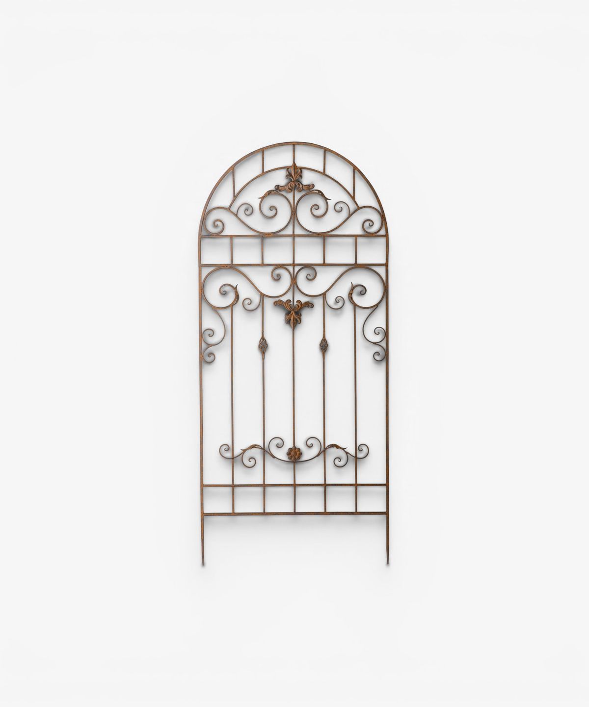 Eden Arched Scroll Iron Garden Panel