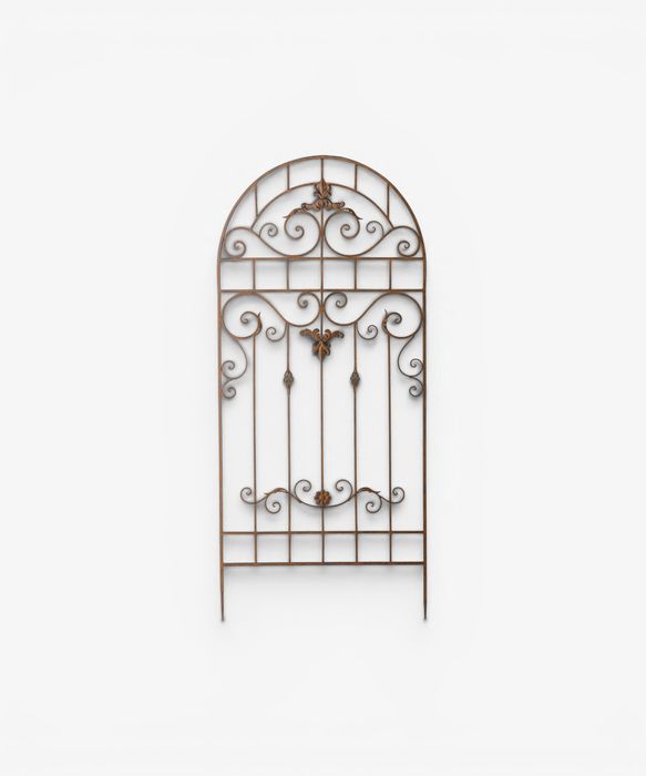 Eden Arched Scroll Iron Garden Panel