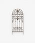 Eden Arched Scroll Iron Garden Panel