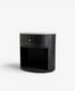 Dana Oval Side Table Ebony