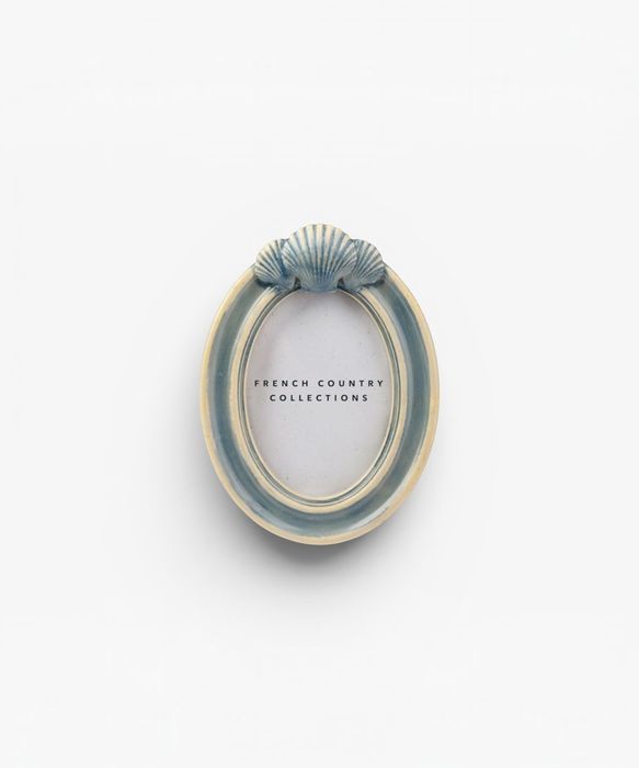 Seashell Oval Mini Photo Frame 2.5x3.5"