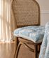 Willow Blue Block Chair Squab