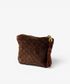 Novi Chocolate Quilted Pouch
