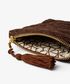 Novi Chocolate Quilted Pouch