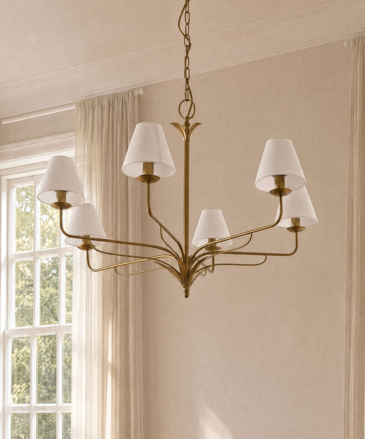 Aurora 6 Light Chandelier