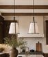 Ellery Pendant Tall Black