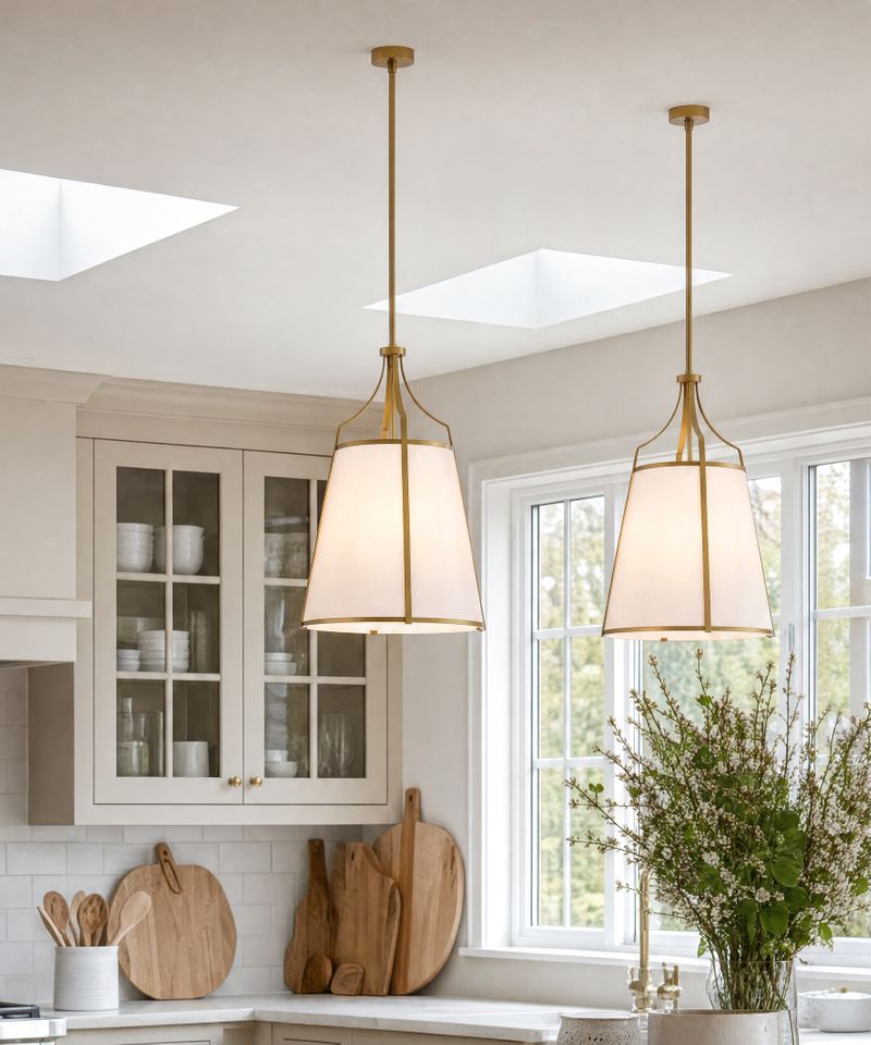 Ellery Pendant Tall Gold