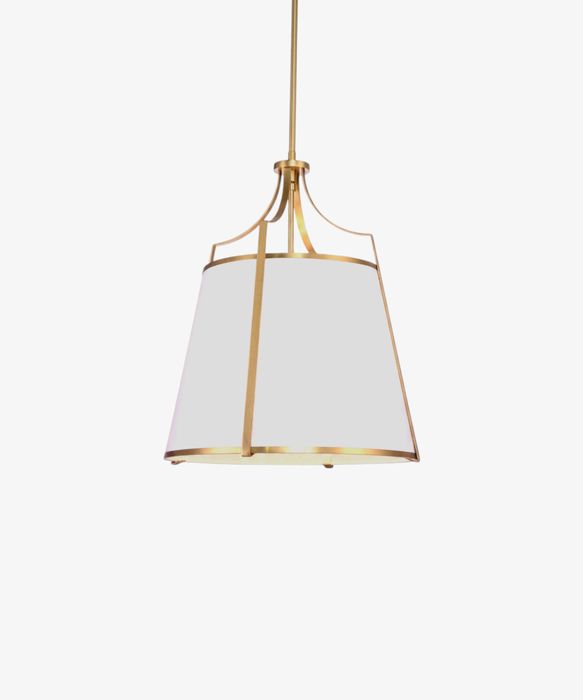 Ellery Pendant Wide Gold