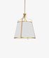 Ellery Pendant Wide Gold