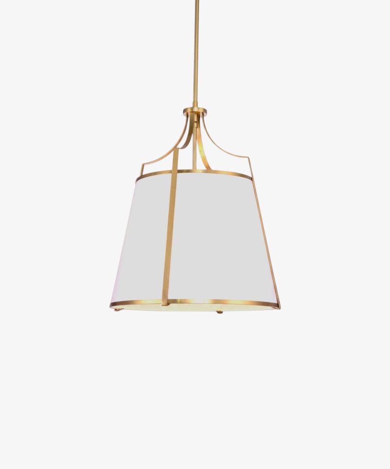 Ellery Pendant Wide Gold