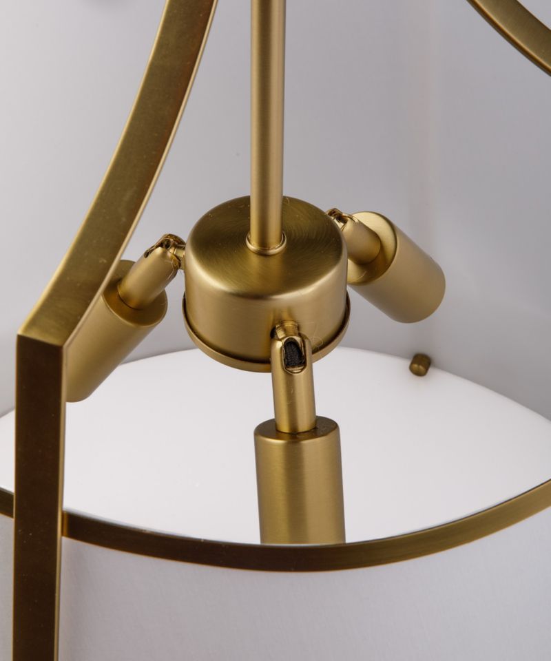 Ellery Pendant Wide Gold