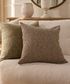 Ticking Cushion Cover Brown