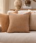 Ticking Cushion Cover Rust