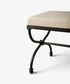 Madeleine Wrought Iron Bench
