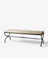 Madeleine Wrought Iron Bench