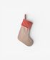 Striped Red Stocking Velvet