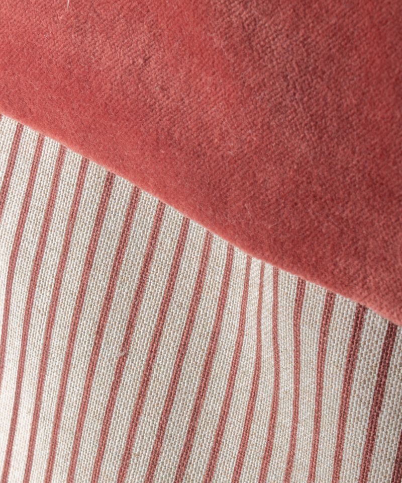 Striped Red Stocking Velvet