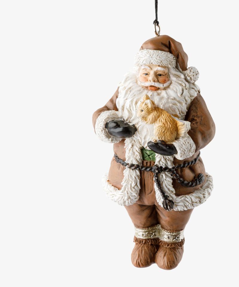 Hanging Santa Tales with Squirrel